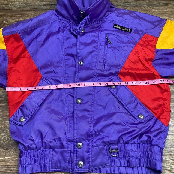 Descente vintage purple light weight ski jacket M - Picture 11 of 14